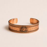 Solid Copper Bracelets with Affirmations Engravings (assorted)
