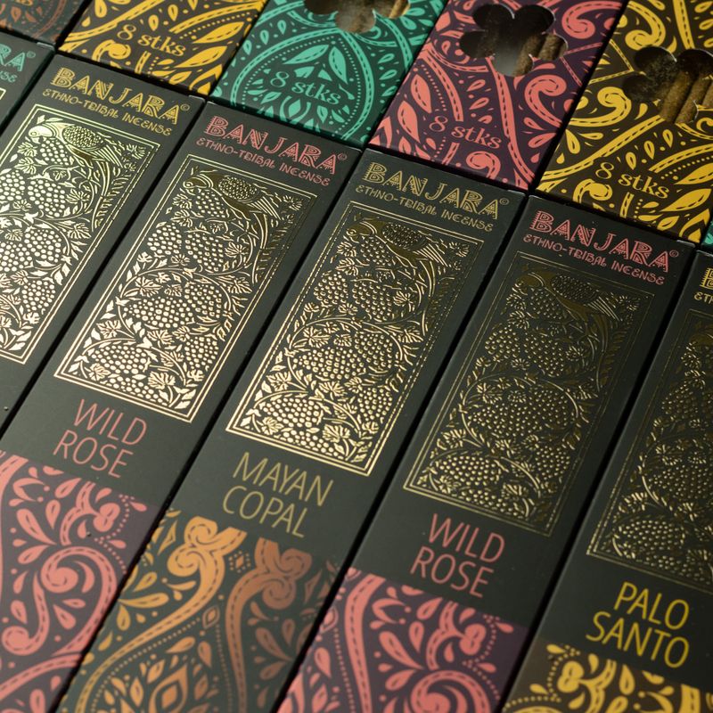 Banjara Extra Long Smudge Stick - Wild Rose