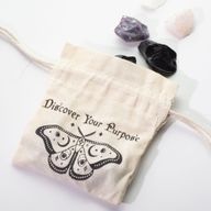 Esoteric Pouches - Natural & Black (4 x 3 Designs) - 10x12cm