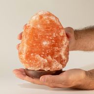 Quality Natural Salt Lamp - & Base apx 2-3kg