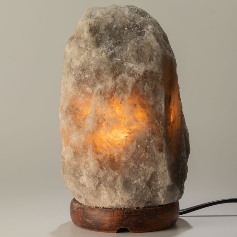 Grey Himalayan Salt Lamp - 1.5 - 2kg