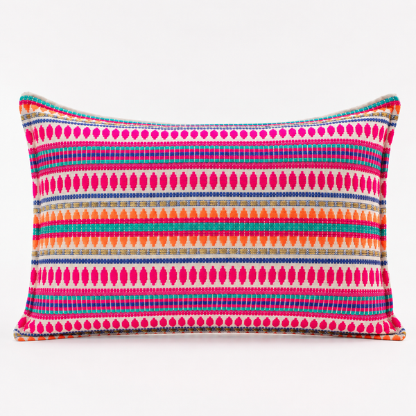 Classic Cushion Cover - Neon Stripes- 30x50cm - Lumber Style