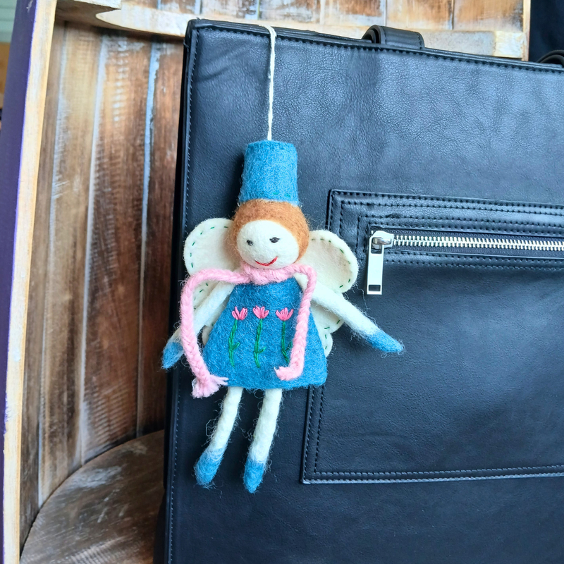 Felt Handbag Charms - Mixed Selection (Fairies & Flight Attendants)