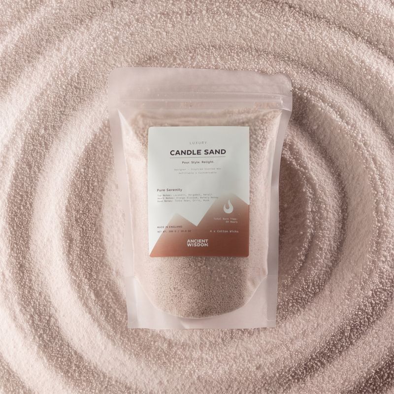 Scented Candle Sand - Starter of 44 Packs and Stand