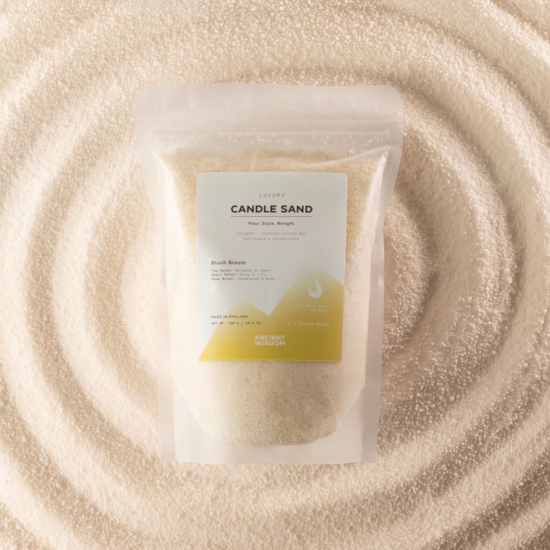 Scented Candle Sand - Starter of 44 Packs and Stand