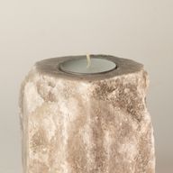 Grey Salt Candle Holder 600-800g