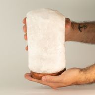 Crystal Rock Himalayan Salt Lamp - & Base apx 3-5kg