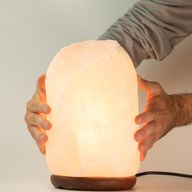 Crystal Rock Himalayan Salt Lamp - & Base apx 8-10kg
