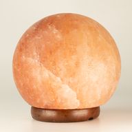 Salt Lamp Ball - Big Wooden Base 3-4kg