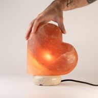 Crafted Salt lamp - Heart
