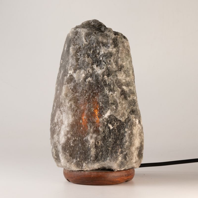 Grey Himalayan Natural Salt Lamp - 3-5kg