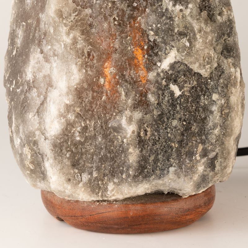 Grey Himalayan Natural Salt Lamp - 3-5kg