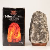 Grey Himalayan Natural Salt Lamp - 3-5kg