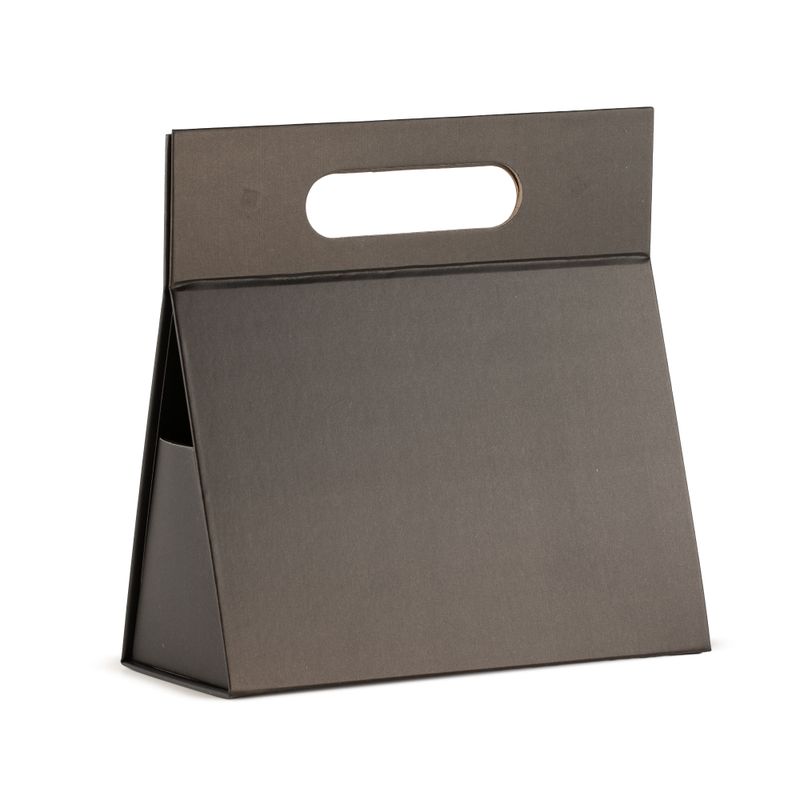 Flat Pack Gift Box - Hand Box (20x10x20cm) - Black