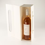Flat Pack Gift Box - Wine Box Shape  (33.5x10x10.5cm) - White