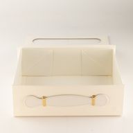 Flat Pack Gift Box - Med Hamper (24x18.2x8cm) - White
