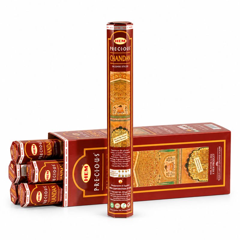HEM Hexaganal Incence - Precious Chandan