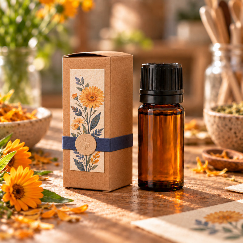 Box for 50ml Amber Bottle - Brown