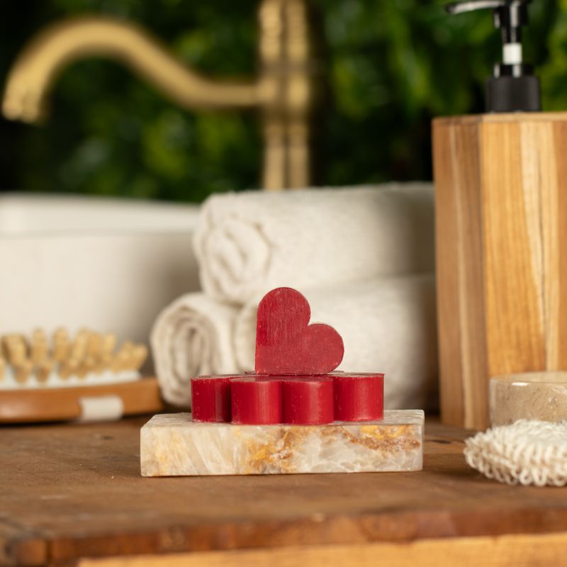 Heart Guest Soaps - Raspberry