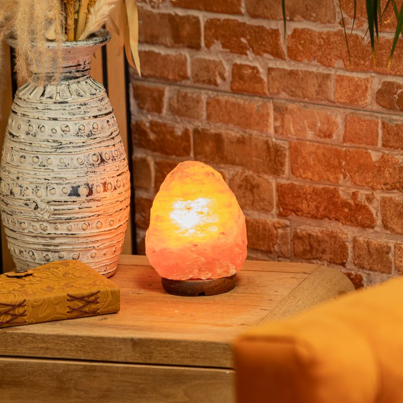 Quality Natural Salt Lamp - & Base apx 2-3kg