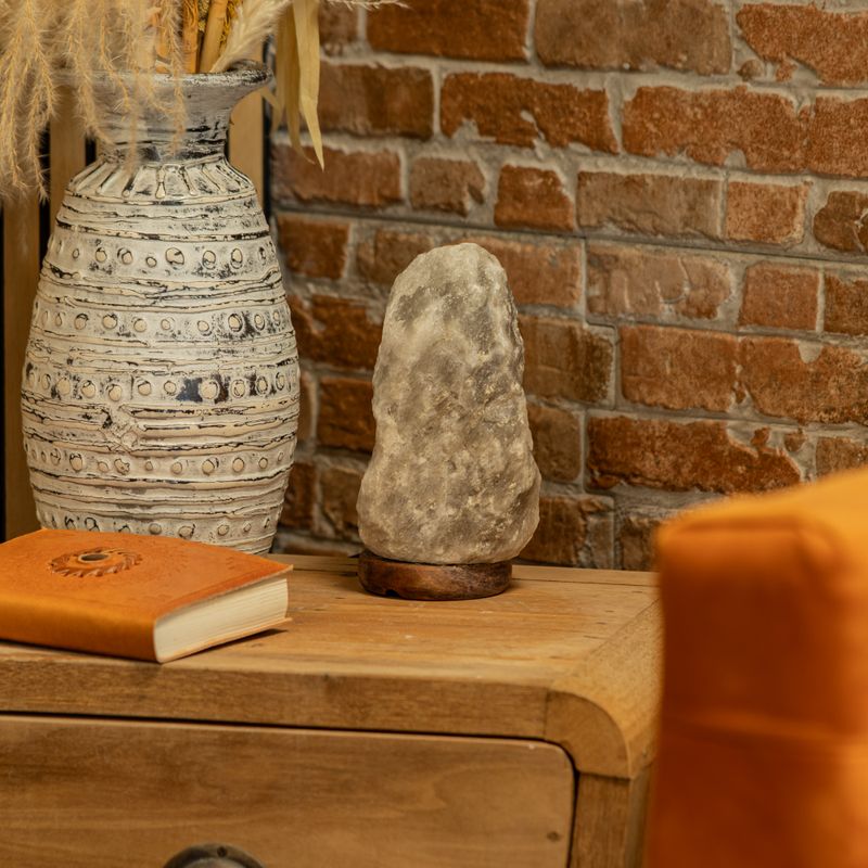 Grey Himalayan Salt Lamp - 2-3kg
