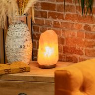 Quality Natural Salt Lamp - & Base apx 3-5kg