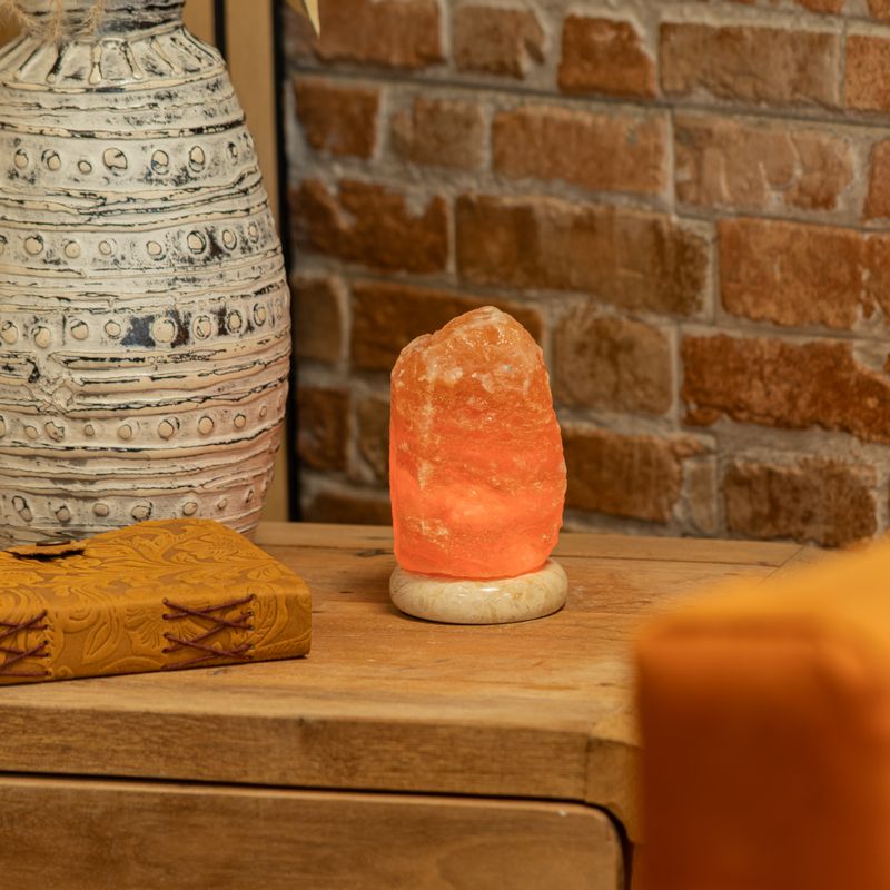 Quality USB Natural Salt Lamp - 11.5 cm (single)
