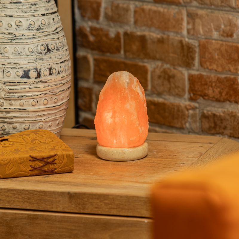 Quality USB Natural Salt Lamp - 11.5 cm (multi)