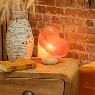 Crafted Salt lamp - Heart