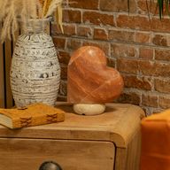 Crafted Salt lamp - Heart