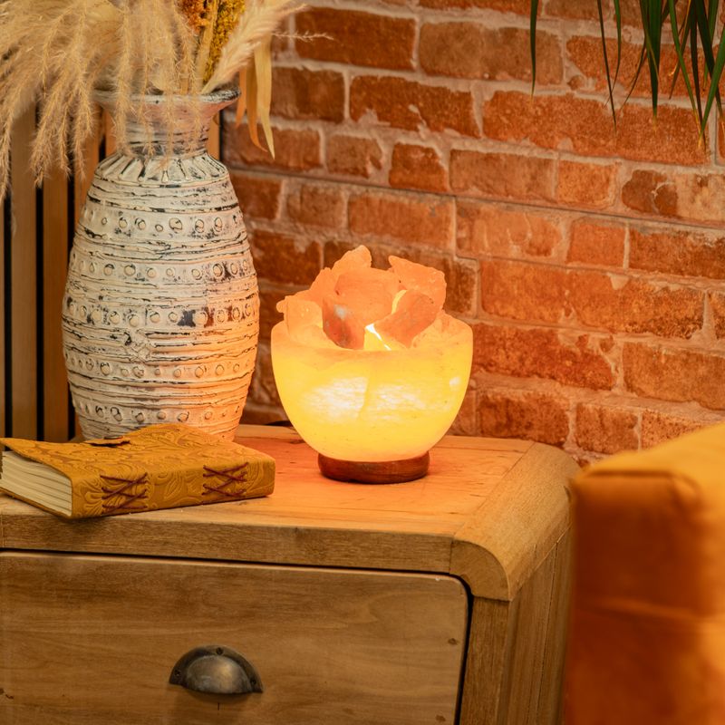 Salt Fire Bowl and Chunks - 15cm x 9cm