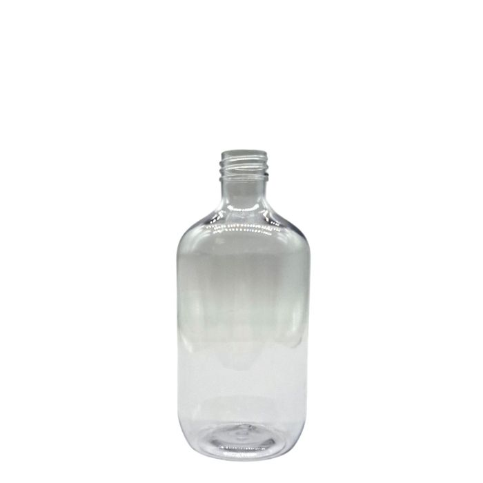 Clear Plastic Boston Bottle - 250ml