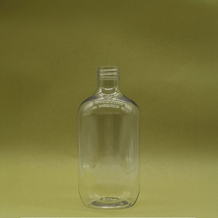 Clear Plastic Boston Bottle - 250ml