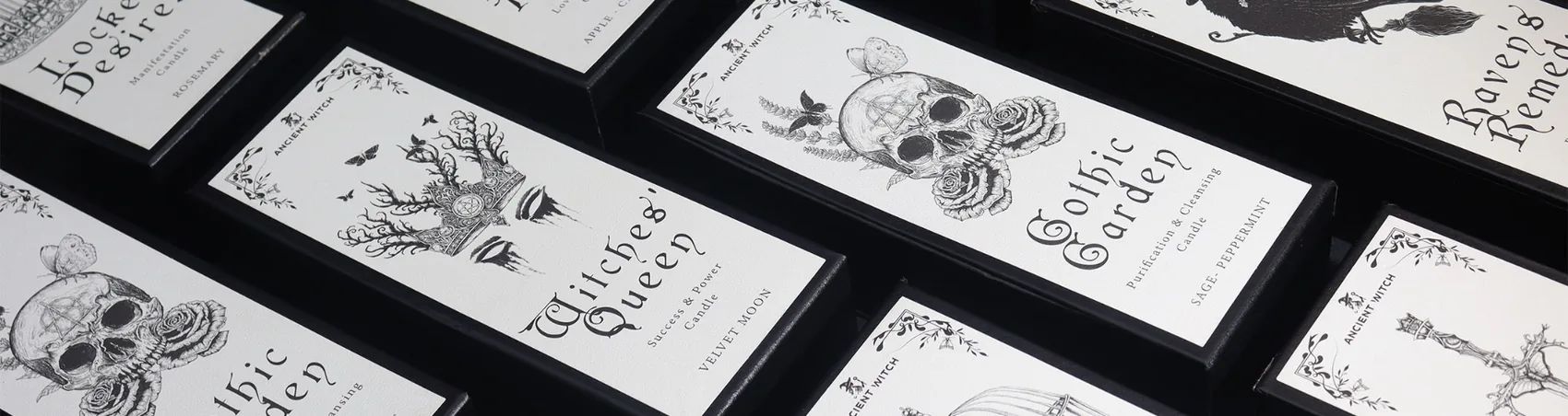 Ancient Witch ritual candles