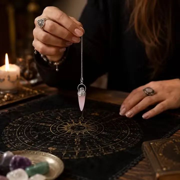Gemstone pendulum reading