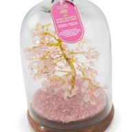 Gemstone Dome Garden - Rose Quartz & LED lights - 200 chipstones