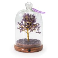 Gemstone Dome Garden - Amythist & LED lights - 200 chipstones