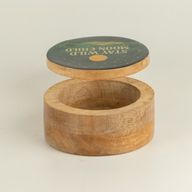 Round Enamelled Box  - Stay Wild Moon Child