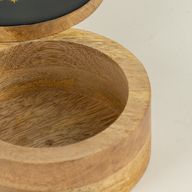 Round Enamelled Box  - Cosmic Babe