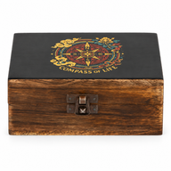 Medium Enamelled Box  - Compass of Life