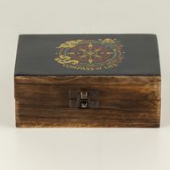 Medium Enamelled Box  - Compass of Life