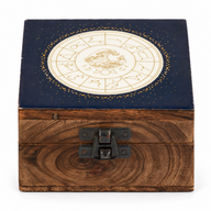 Small Enamelled Box -  Aquarius
