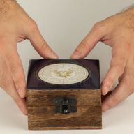 Small Enamelled Box -  Taurus