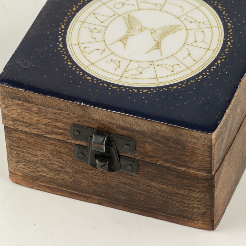 Small Enamelled Box -  Gemini