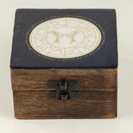 Small Enamelled Box -  Gemini