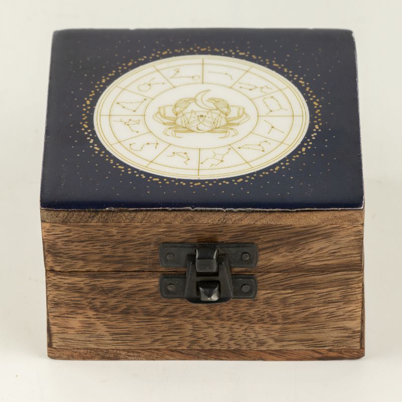 Small Enamelled Box -  Cancer