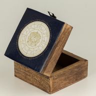 Small Enamelled Box -  Leo