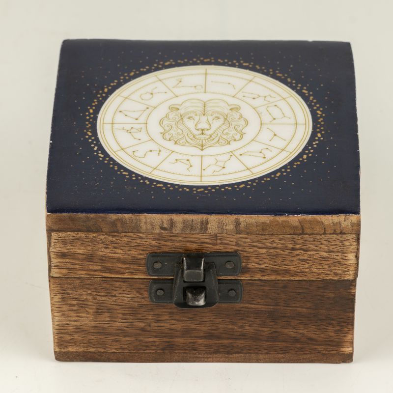 Small Enamelled Box -  Leo
