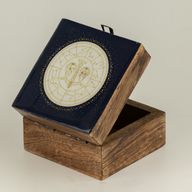 Small Enamelled Box -  Libra