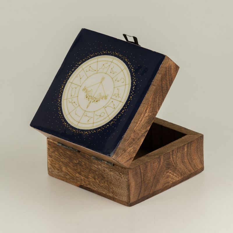 Small Enamelled Box -  Sagittarius